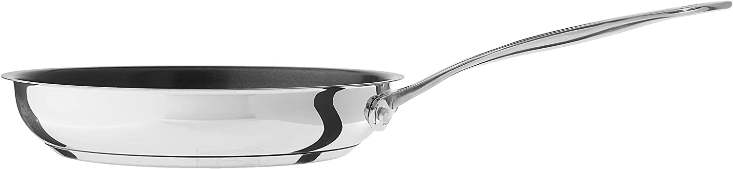 Cuisinart Chef's Classic Stainless Nonstick 2-Piece 9-Inch and 11-Inch Skillet Set - Black And Silver & 622-30G Nonstick-Hard-Anodized, 12-Inch, Skillet w/Glass Cover