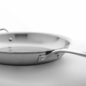 Culina 12" Tri-Ply Frying Pan, 18/10 Stainless Steel