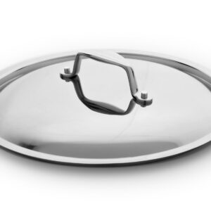 Culina 12" Tri-Ply Frying Pan, 18/10 Stainless Steel