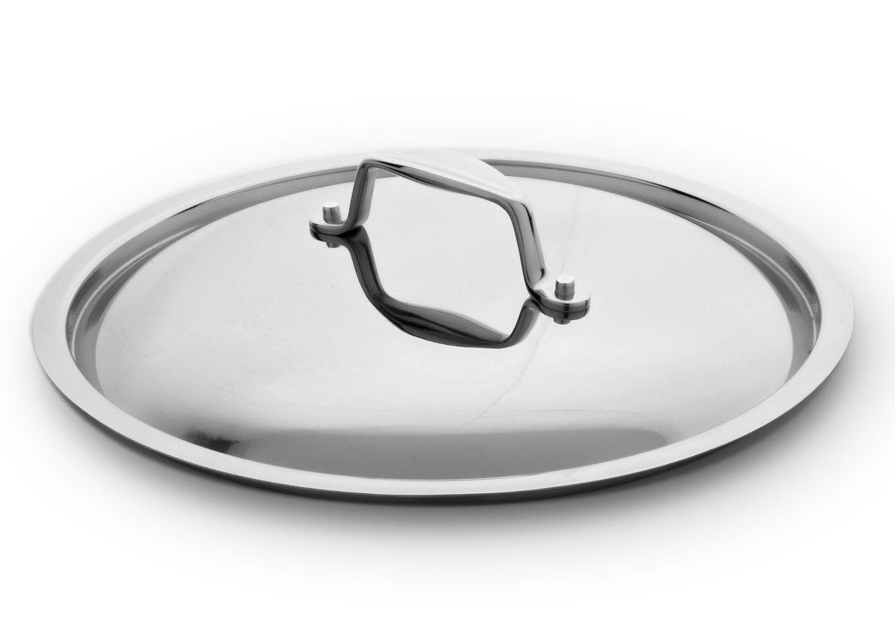 Culina 12" Tri-Ply Frying Pan, 18/10 Stainless Steel