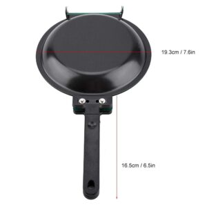 Pancake Frying Pan - Non-stick Flip Frying pan Pancake Maker Double Side Ceramic Coating Flip Frying Pan Household Kitchen Cookware (Green)