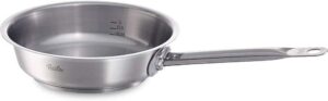 fissler original profi stainless steel fry pan, 10", silver