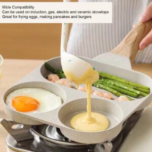 Zerodis Mini Nonstick Frying Pan, 3 Cups, Aluminum Alloy, Non-Stick, Electric Stovetop Compatible