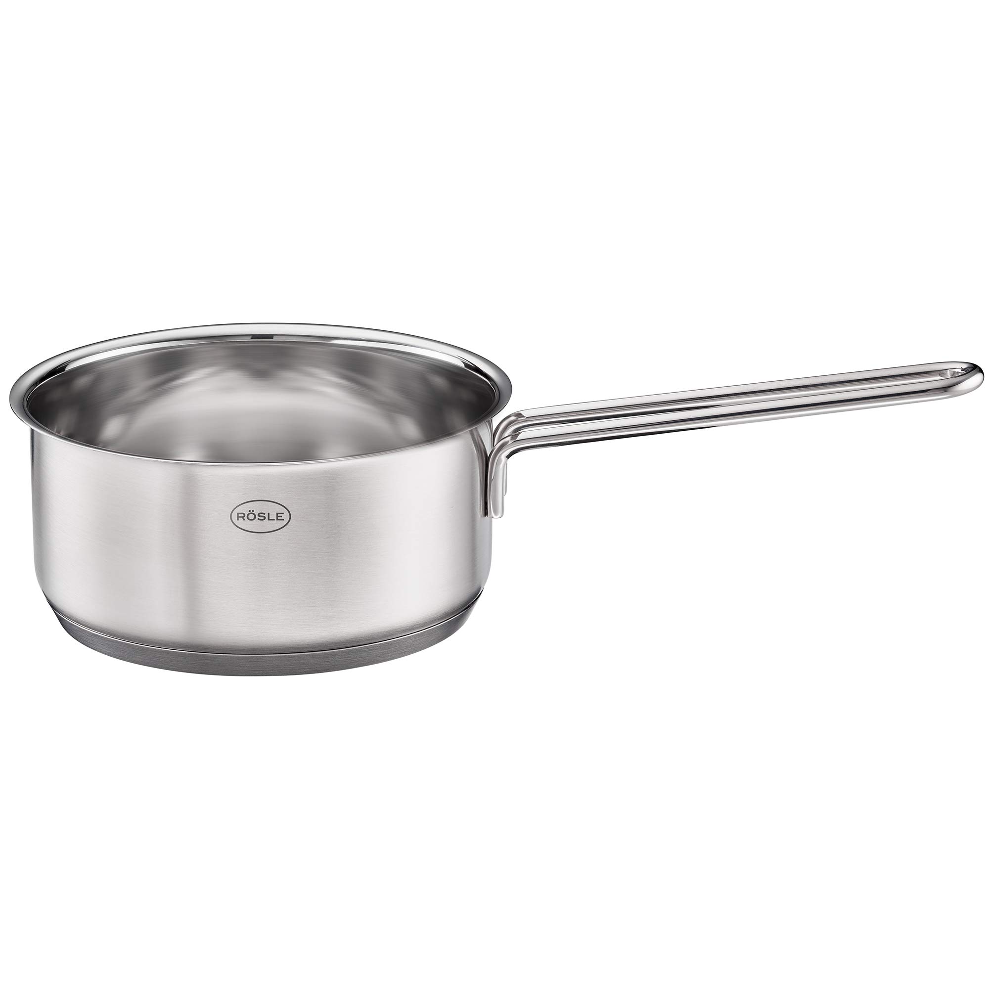 Rösle Basics Line Stainless Steel Sauce Pan, 6.3-inch Diameter and 1 Liter Capacity