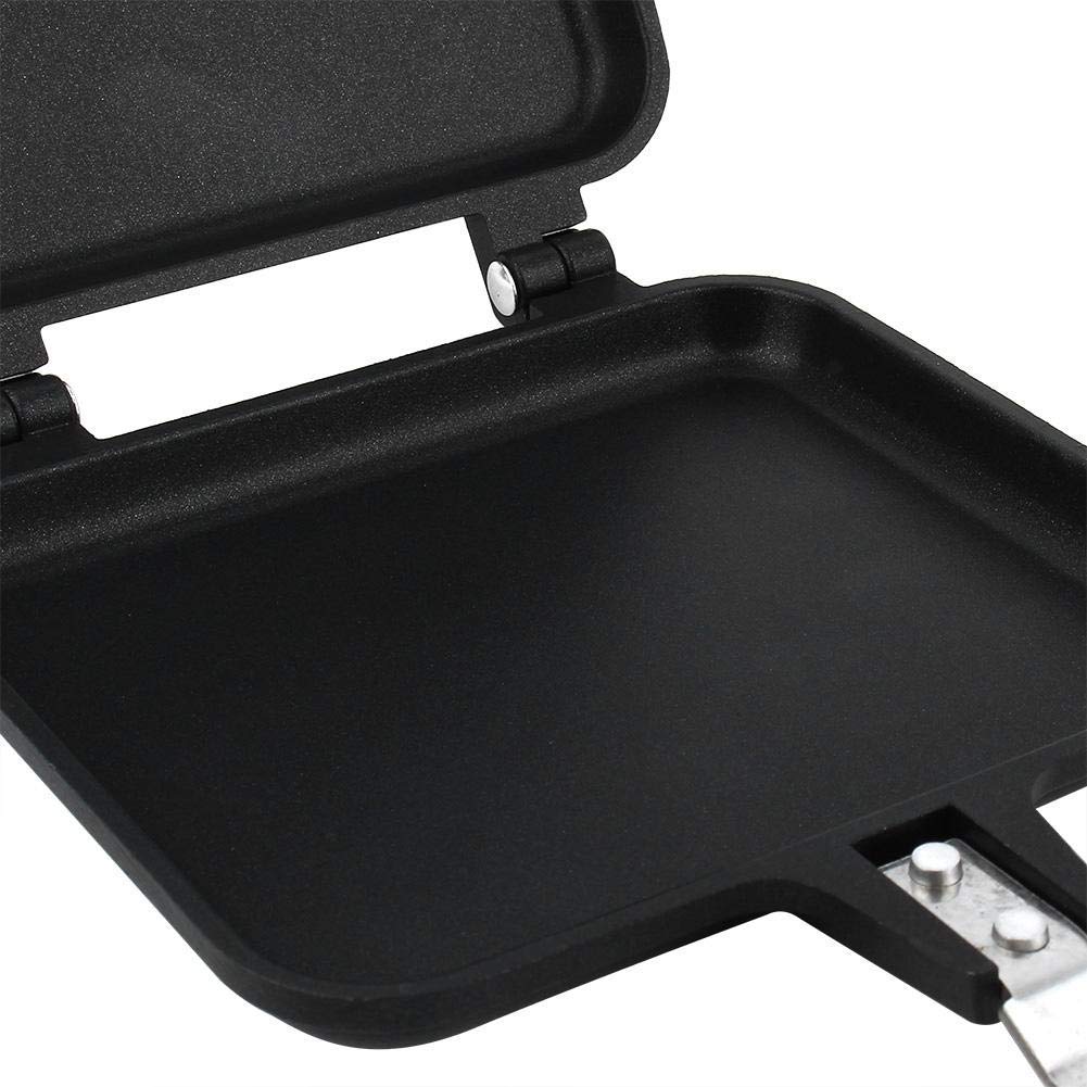 Double-Sided Frying Pan, Double-Sided Grill Pan,Non-stick Frying Pan, Waffle Maker for Cake Toast Sandwich, Snack Griddle Pan for Breakfast