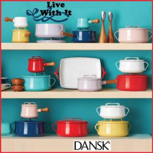 Dansk 879406 Kobenstyle Lavender 1 Qt. Saucepan, 2.45 LB, Purple