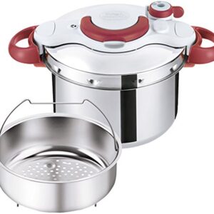 T-FAL Pressure Cooker ClipsoMinut Easy 6.0L (Ruby Red) P4620769【Japan Domestic Genuine Products】 【Ships from Japan】