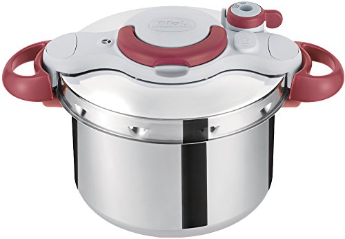 T-FAL Pressure Cooker ClipsoMinut Easy 6.0L (Ruby Red) P4620769【Japan Domestic Genuine Products】 【Ships from Japan】