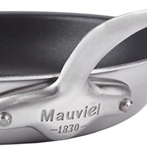 Mauviel M'Urban 3 Tri-Ply Brushed Stainless Steel Nonstick Frying Pan With Cast Stainless Steel Handle, 9.4-in, Made In France