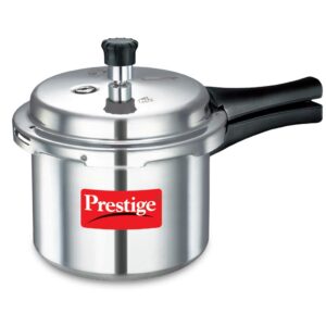 Prestige Popular Aluminium Pressure Cooker Combo (7.5L + 3L)