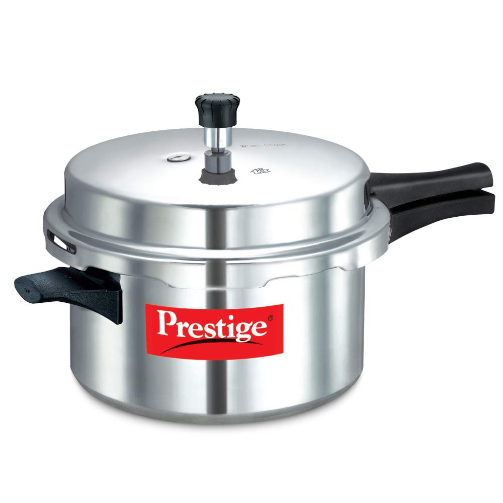 Prestige Popular Aluminium Pressure Cooker Combo (7.5L + 3L)