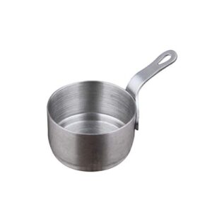 bestonzon mini stainless steel induction saucepan sauce pot soup pot milk butter sauce pan with handle - 3.7"/9.5cm