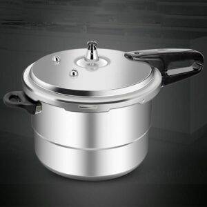 zldgyg polished aluminum pressure cooker/canner cookware, 16-quart, silver