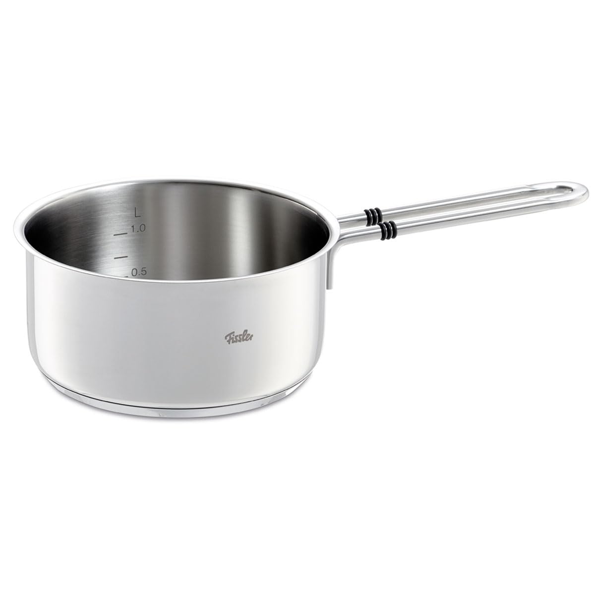 Fisler 086-152-16-000 Single Handled Pot, 6.3 inches (16 cm), Sauce Pan, Bon, Induction Compatible, Lid Included, Gas Flame and Induction Compatible, Made in Germany, Stainless Steel