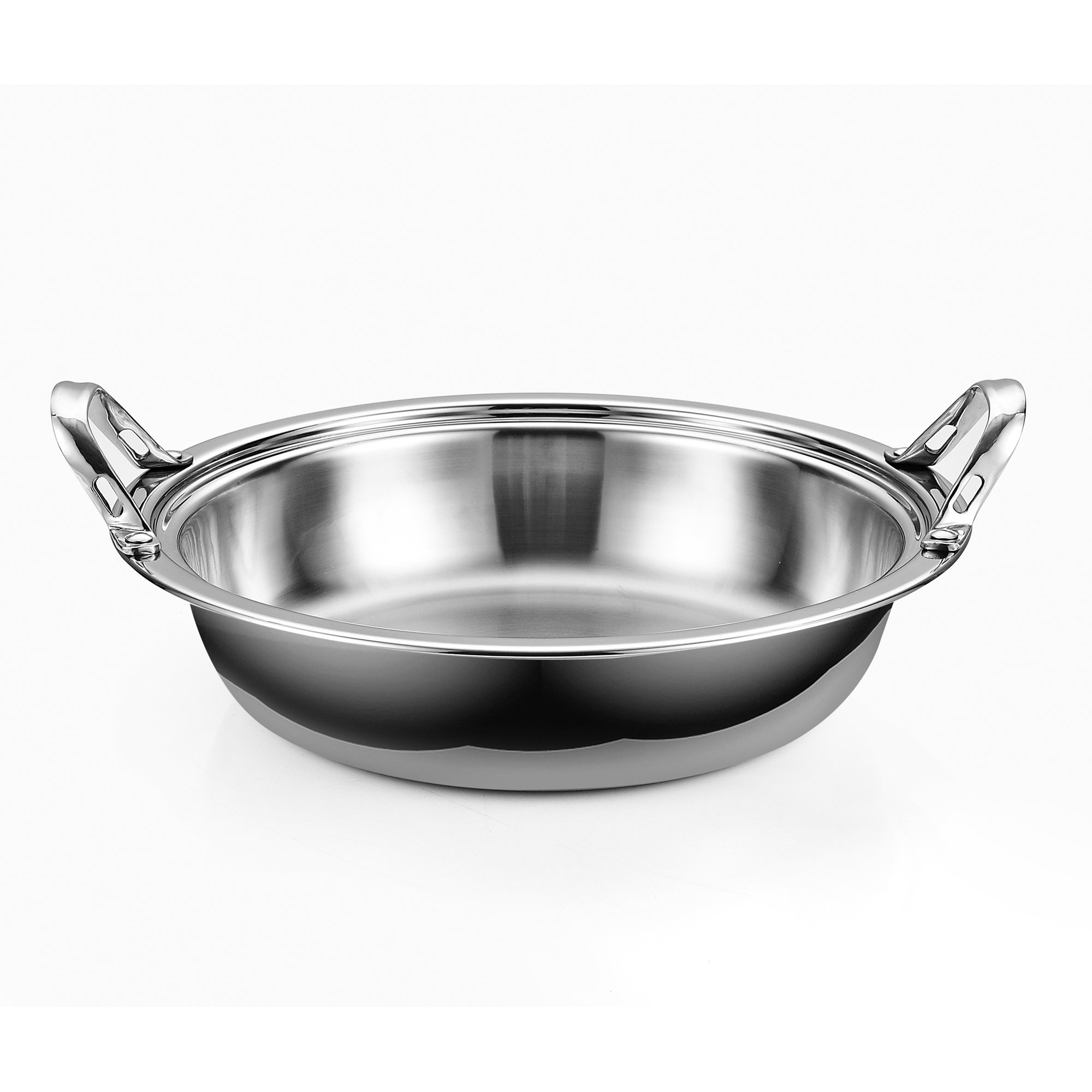 Cooks Standard Multi-Ply Clad Stainless Steel Tagine with 2 Handle and Extra Glass Lid, 4.5-Quart