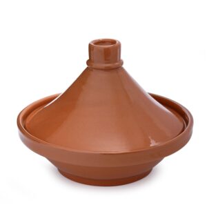 sur la table 8.5" glazed moroccan terra cotta ceramic tagine pot