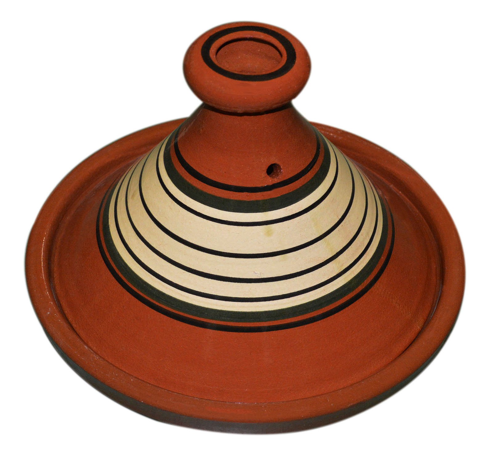 Moroccan Handmade Safe Cooking Tagine Glazed X-large 13 inches Across Traditional