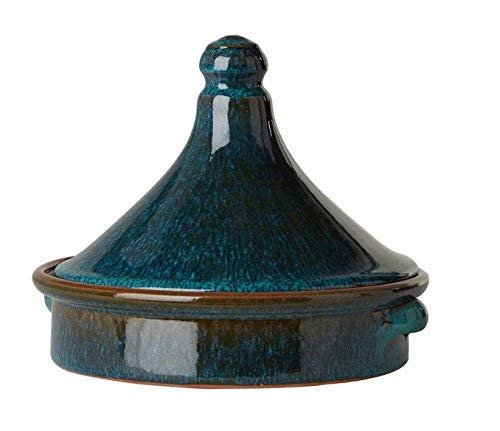 Amazing Cookware 20cm Terracotta Tagine in 'Peacock Green