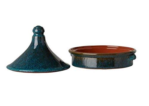 Amazing Cookware 20cm Terracotta Tagine in 'Peacock Green