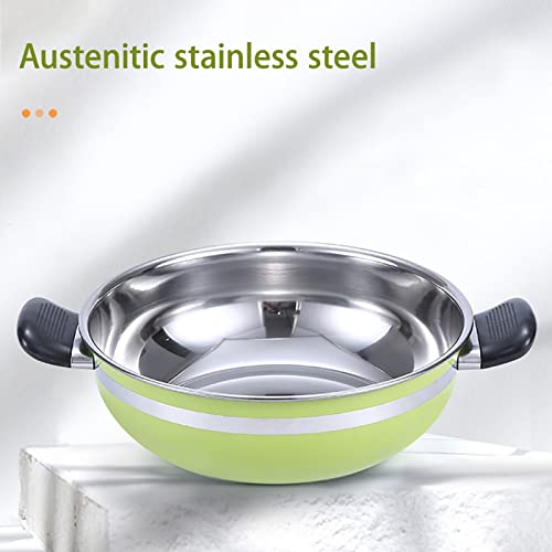 BAMFY Stainless Steel Moroccan Tagine Pot for Cooking Heighten 28cm Cone-Shaped Lid Nonstick Tajine Pot Steamer Casserole with Steamer