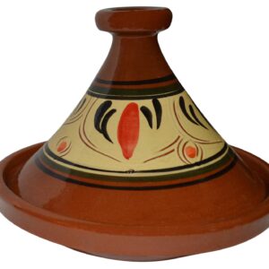 Moroccan Cooking Tagine Handmade 100% Lead Free Safe Large 12 inches Across Traditional