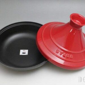 STAUB Tagine 28 cm Cast Iron Tajine, 28cm, Cherry