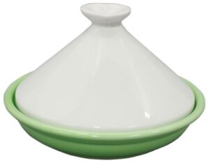 toyo ceramics id-12-3 hasami ware microwave dedicated tagine pot, 7.9 inches (20 cm), green