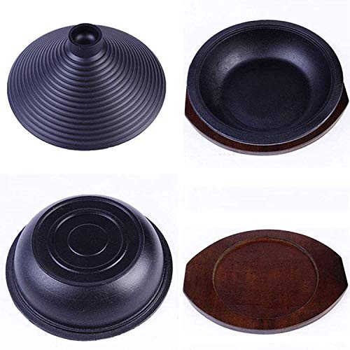 JINXIU Casserole Large Cooking Tagine, 28Cm Tajine with Enameled Cast Iron Base and Cone-Shaped Lid for Different Cooking Styles, Cast Iron Tagine with Tray