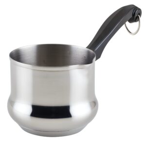 farberware classic series stainless steel butter warmer/small saucepan dishwasher safe, 0.625 quart, silver