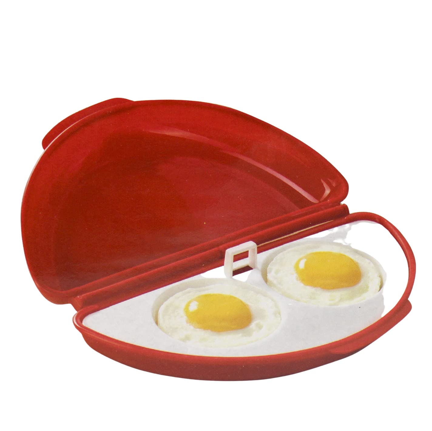 Dependable Industries inc. Essentials Microwaveable Microwave Omelet Pan and 2 Cavity Egg Poacher Set BPA Free Plastic Quick Egg Maker