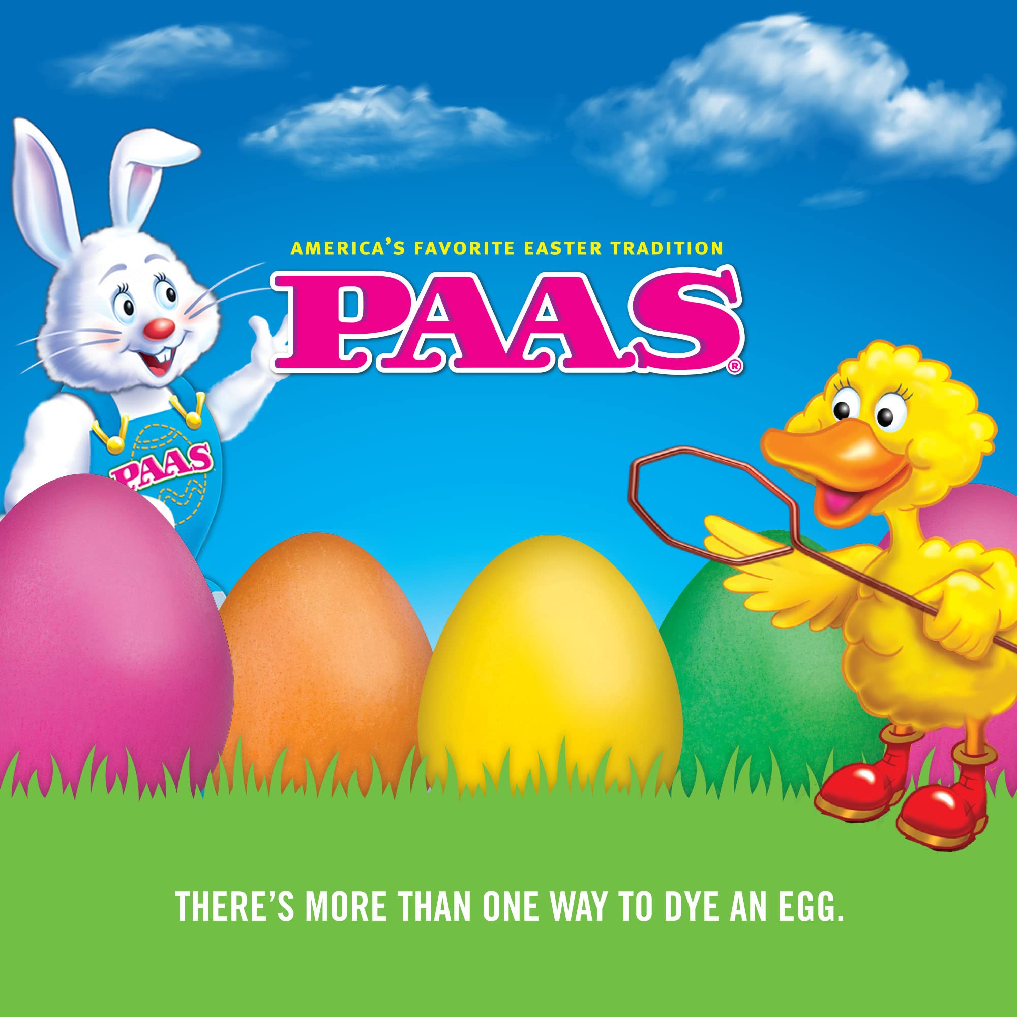 PAAS Neon Egg Decorating Kit Bundle Includes Neon Kit, 2 Whisker Egg Dippers, 5 Color Cups 1 ea