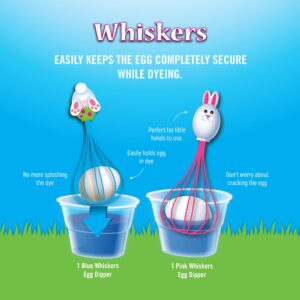 PAAS Neon Egg Decorating Kit Bundle Includes Neon Kit, 2 Whisker Egg Dippers, 5 Color Cups 1 ea