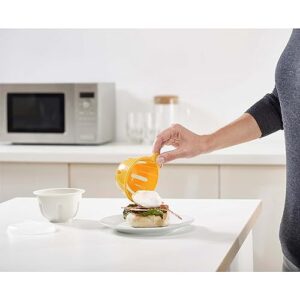 Joseph Joseph M-Poach Microwave Egg Poacher, One-size, White/Yellow