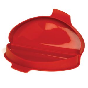 Norpro, Red Silicone Omelet Maker, 8.75 by 4.75 by 1.38-Inch, 8.75" x 4.75" x 1.38"