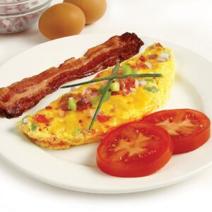 Norpro, Red Silicone Omelet Maker, 8.75 by 4.75 by 1.38-Inch, 8.75" x 4.75" x 1.38"