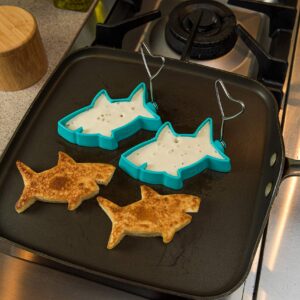 “The Original” - Mobi Pancake Silicone Mold – Put FUN Back Into Breakfast, Shark Bites