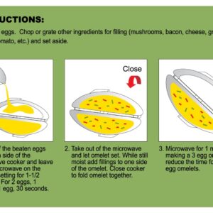 Economy Kitchen Accessory Microwave Egg Poacher