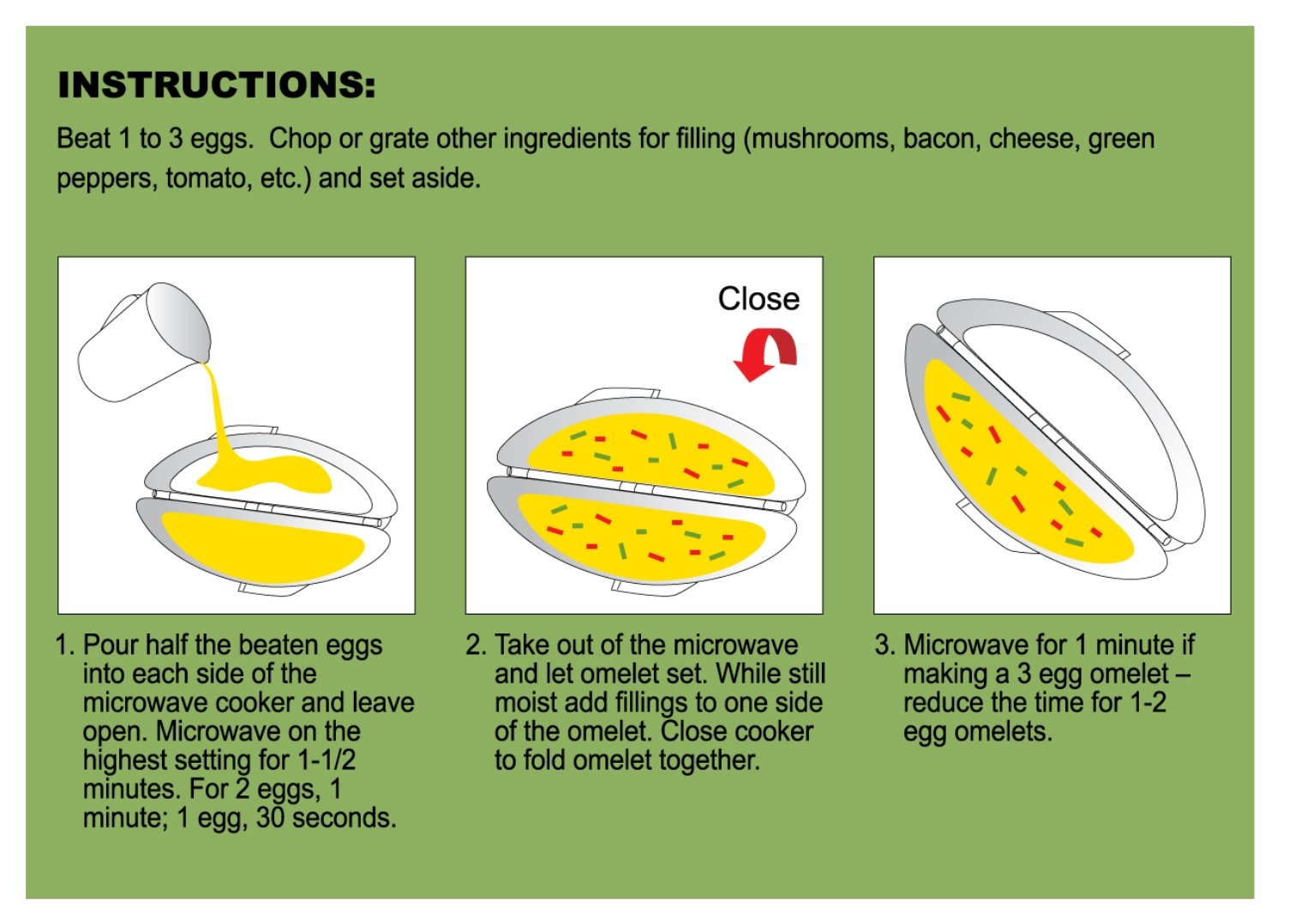 Economy Kitchen Accessory Microwave Egg Poacher