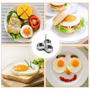 Yunnyp Egg Boiler Egg Poacher Durable Stainless Steel Egg Cups Kitchen Gadget Easy To Use For Poached Eggs Brunch Breakfast