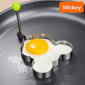 Stainless Steel 5 Style Fried Egg Pancake Shaper Omelette Mold Mould Frying Egg Cooking Tools Kitchen Accessories Gadget