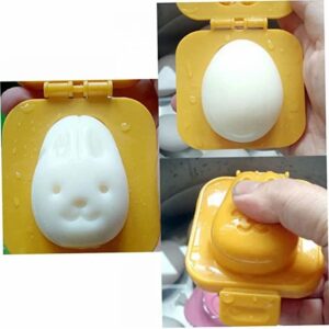 6 Pcs Cartoon Cute Boil Egg Fish Car Heart Shape Egg Sushi Rice Mould Decorating Fondant Cake Tool Cookery molds