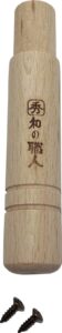 taniguchi metal japanese craftsman deep yukihira pot replacement wooden pattern, large, wood, 6.3 inches (16 cm), 7.1 inches (18 cm), 7.9 inches (20 cm), 8.7 inches (22 cm), 9.4 inches (24 beige