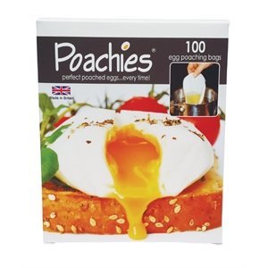 poachies 100 disposable egg poachers by poachies