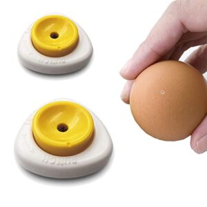 delilong simple and easy egg hole puncher egg piercer egg separators egg poacher pan 2pcs