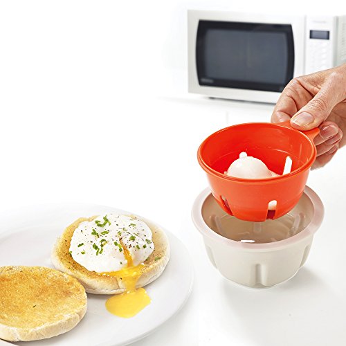 Joseph Joseph M-Cuisine Microwave Egg Poacher, Orange