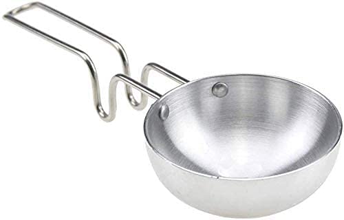 KSJONE Aluminium Scratch Resistant Coating - Mini Tadka Pan for Eggs, Spices, Melting Butter - and more Tadka Pan,Large Tadka Pan for saag, dal, kadhi, dhokla