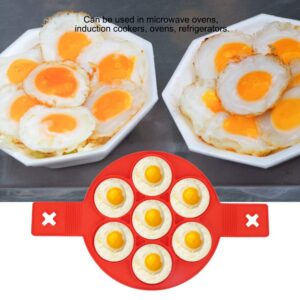 Fdit 2pcs Silicone Pancake Non-Stick Egg Shaper Frying Pan Ring Maker Accessory DIY Kitchen Utensils