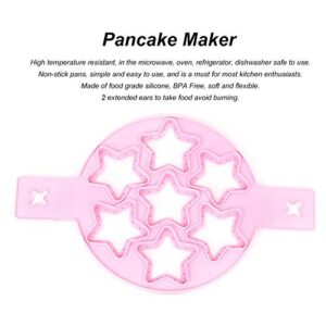 2Pcs Pancake Mold Maker Reusable Silicone Egg Ring Non-stick Fried Egg Cooker Pan Flip Mold DIY Kitchen Cooking Tool