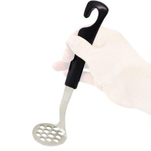 Kai Corporation DE5865 Kai House Select Mini Masher, Black, Rose, Made in Japan