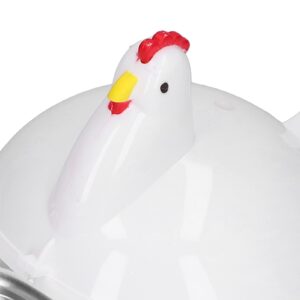 Egg Cooker, Chicken Shaped Heat Resistant Microwave Eggs Boiler, Freely Control the Tenderness of the Egg, for Home Kitchen